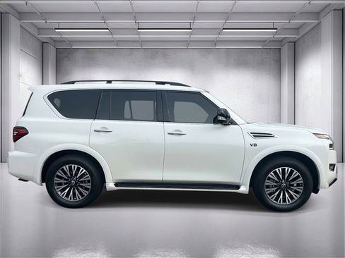 Used 2021 Nissan Armada SL w/ Midnight Edition Package RWD image 2