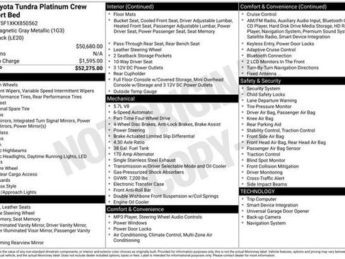 Used 2019 Toyota Tundra Platinum image 4