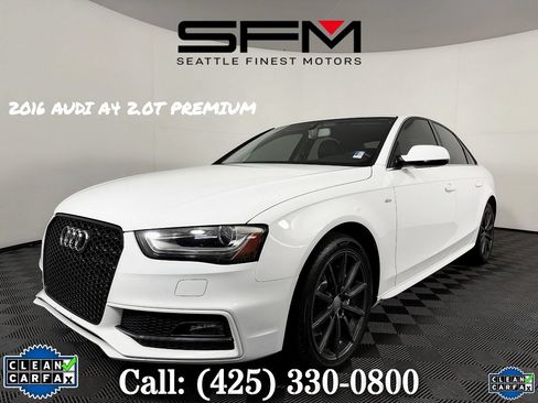 Used 2016 Audi A4 2.0T Premium w/ Audi MMI Navigation Plus FWD image 1