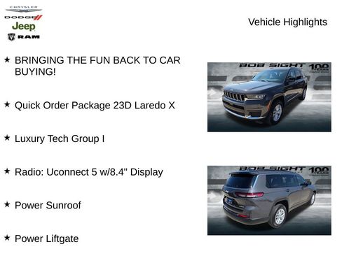 New 2025 Jeep Grand Cherokee L Laredo w/ Luxury Tech Group I image 2