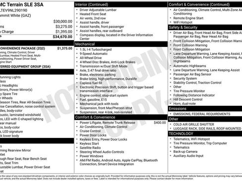 Used 2022 GMC Terrain SLE w/ Driver Convenience Package image 4