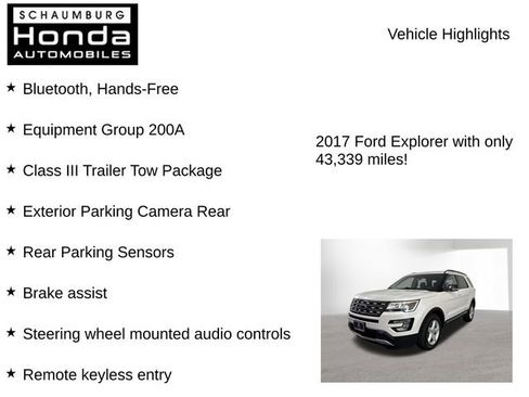 Used 2017 Ford Explorer XLT AWD/4WD image 7