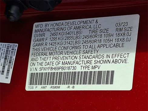 Certified 2023 Honda Passport TrailSport image 26