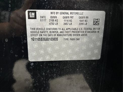Used 2018 Chevrolet Impala LT w/ LT Entertainment Package FWD image 27
