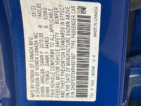 Used 2023 Honda Civic Sport image 25