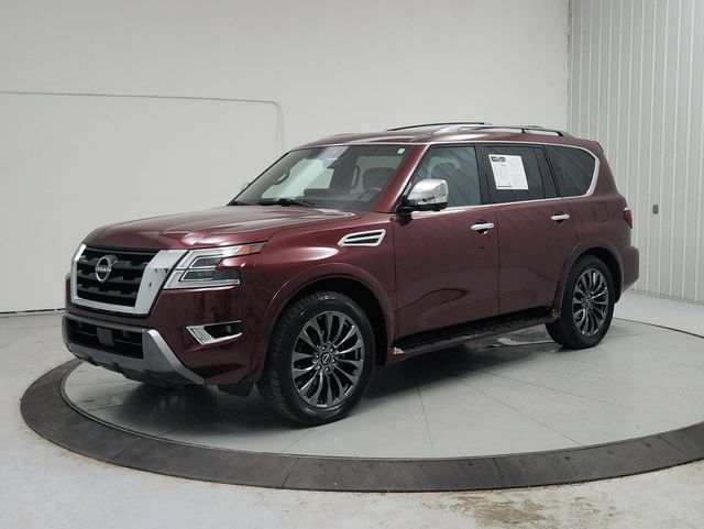 Used 2023 Nissan Armada Platinum w/ Captain's Chairs Package RWD image 3
