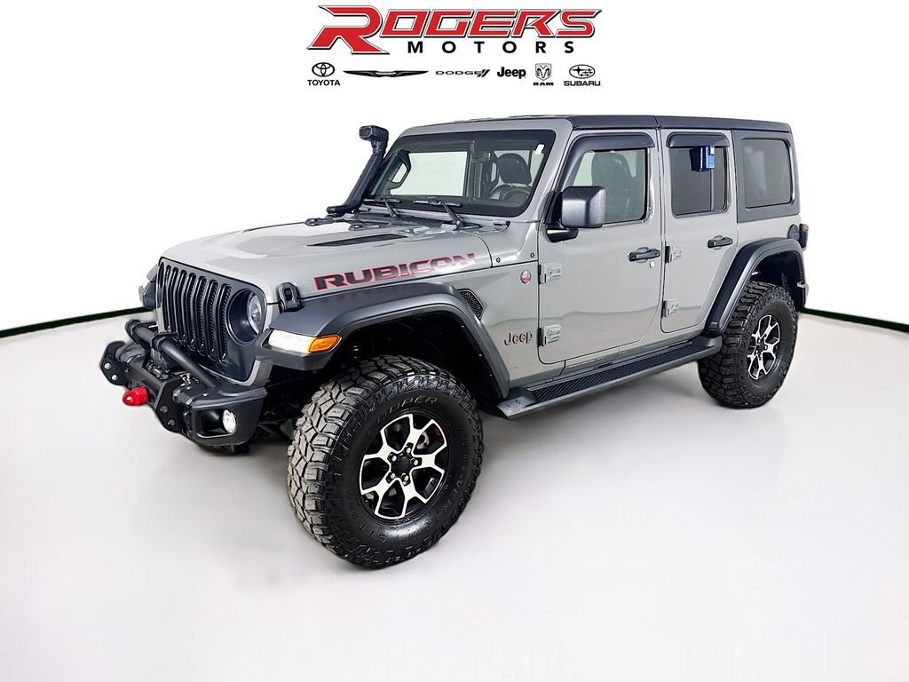 Used 2021 Jeep Wrangler Unlimited Rubicon w/ Uconnect 4C Nav & Sound Group AWD/4WD image 3