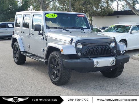 Used 2015 Jeep Wrangler Unlimited Sahara w/ Connectivity Group image 1