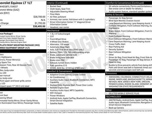 New 2026 Chevrolet Equinox LT image 26