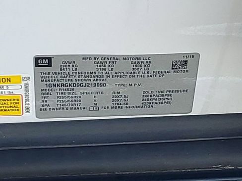 Used 2016 Chevrolet Traverse LT w/ Style and Technology Package image 48