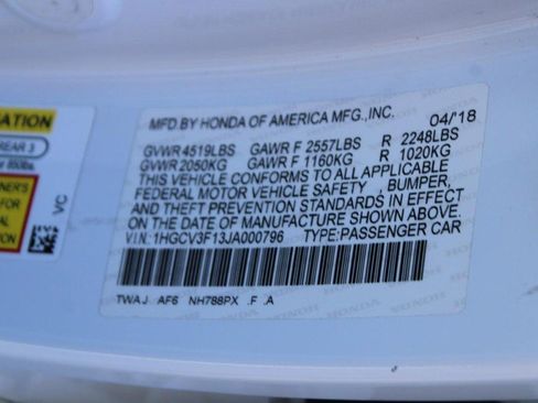 Used 2018 Honda Accord Sedan image 18