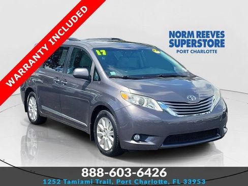 Used 2017 Toyota Sienna XLE w/ XLE Navigation Package AWD/4WD image 1