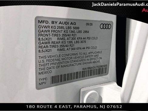 New 2025 Audi SQ5 Premium Plus w/ Premium Plus Package image 13