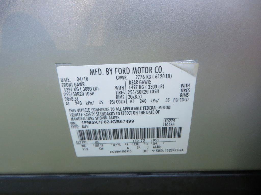 Used 2018 Ford Explorer Limited FWD image 29