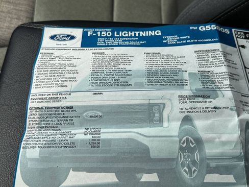 Used 2023 Ford F150 Lightning XLT AWD/4WD image 41