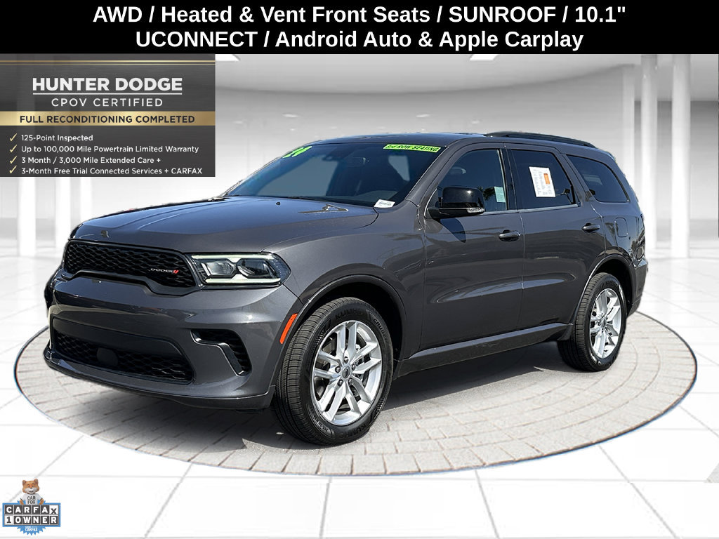 Certified 2024 Dodge Durango GT AWD/4WD image 1