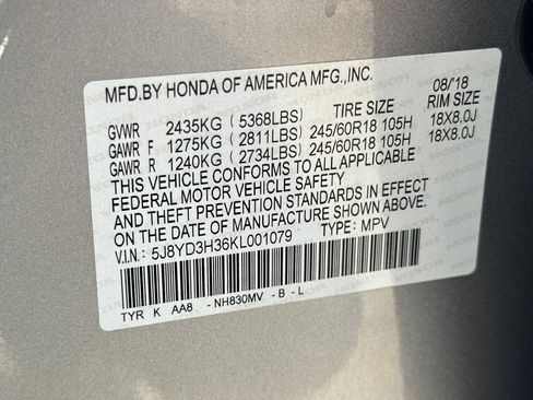 Used 2019 Acura MDX FWD image 31