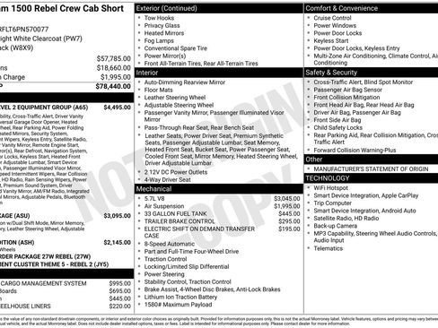 Used 2023 RAM 1500 Rebel w/ Rebel Level 2 Equipment Group AWD/4WD image 37