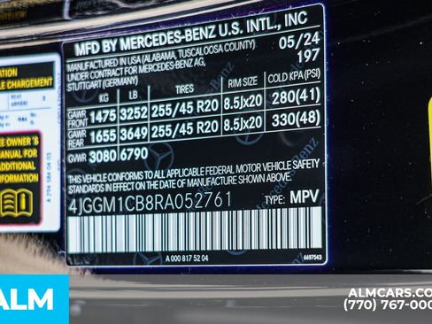 Used 2024 Mercedes-Benz EQE 350+ 4MATIC SUV image 65