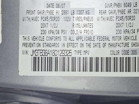 Used 2008 MAZDA CX-9 Grand Touring w/ Grand Touring Assistance Pkg image 12