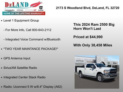 Used 2024 RAM 2500 Big Horn image 35