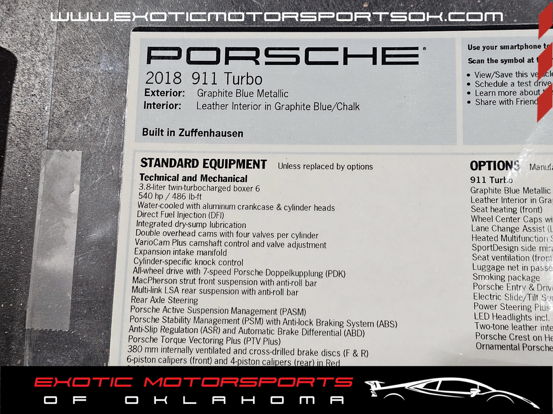 Used 2018 Porsche 911 Turbo AWD/4WD image 49