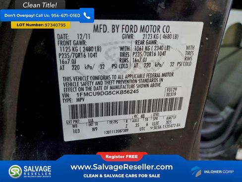 Used 2012 Ford Escape XLT w/ Cargo Pkg image 17