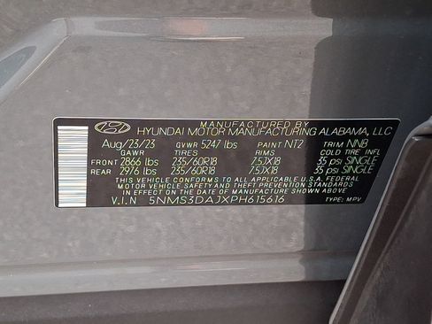Certified 2023 Hyundai Santa Fe SEL w/ Premium Package AWD/4WD image 27