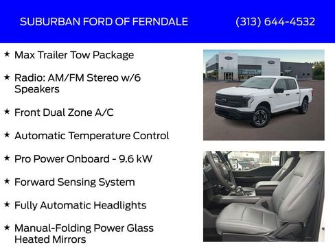 Used 2022 Ford F150 Lightning Pro w/ Tow Technology Package image 9