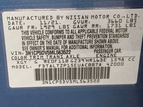 Used 2021 Nissan Kicks SR w/ SR Premium Package FWD image 51