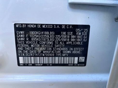 Certified 2026 Honda HR-V EX-L image 14