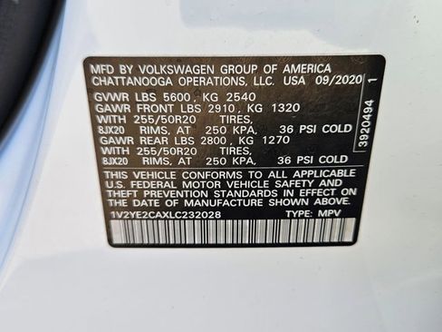 Used 2020 Volkswagen Atlas Cross Sport SE image 23