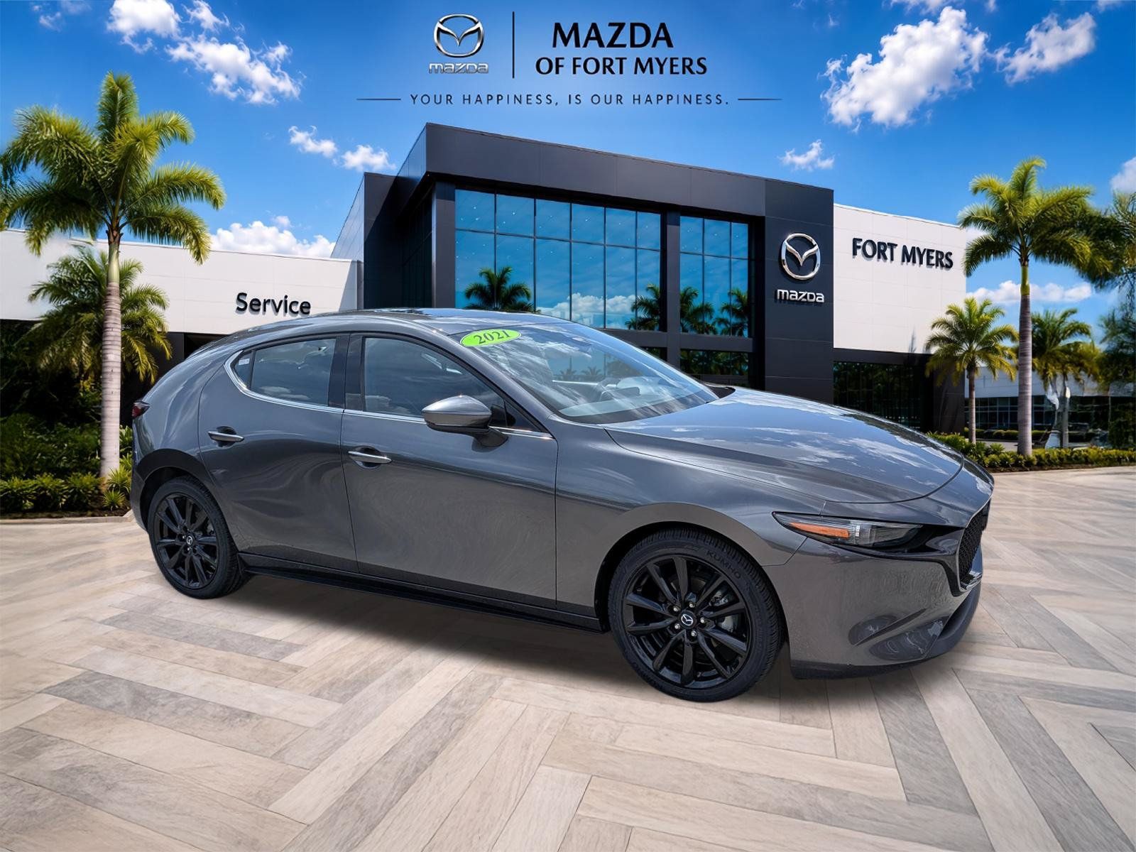 Certified 2021 MAZDA MAZDA3 s FWD image 1