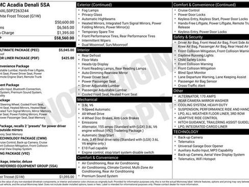 Used 2023 GMC Acadia Denali w/ Denali Ultimate Package AWD/4WD image 37