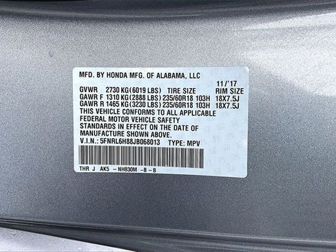 Used 2018 Honda Odyssey Touring image 18