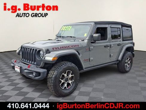 Used 2021 Jeep Wrangler Unlimited Rubicon AWD/4WD image 3