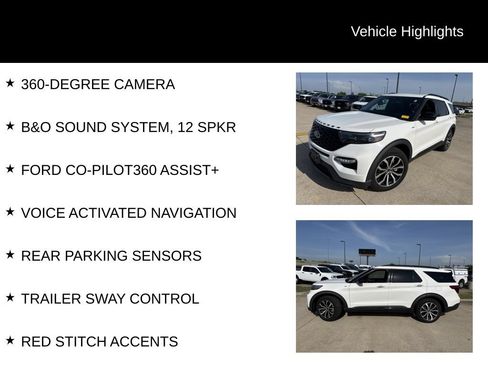 Used 2023 Ford Explorer ST-Line w/ Class IV Trailer Tow Package RWD image 5
