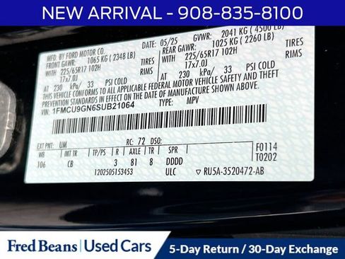 Certified 2025 Ford Escape Active AWD/4WD image 14