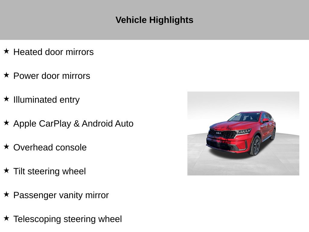 Certified 2022 Kia Sorento S AWD/4WD image 55