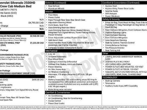 New 2026 Chevrolet Silverado 2500 Custom w/ Custom Value Package AWD/4WD image 23