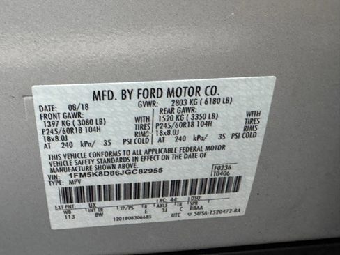 Certified 2018 Ford Explorer XLT image 45