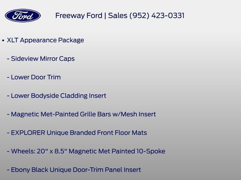 Certified 2018 Ford Explorer XLT w/ Equipment Group 202A AWD/4WD image 19