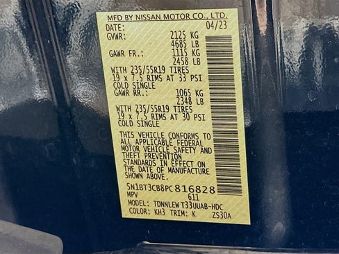 Used 2023 Nissan Rogue SL w/ SL Premium Package image 12