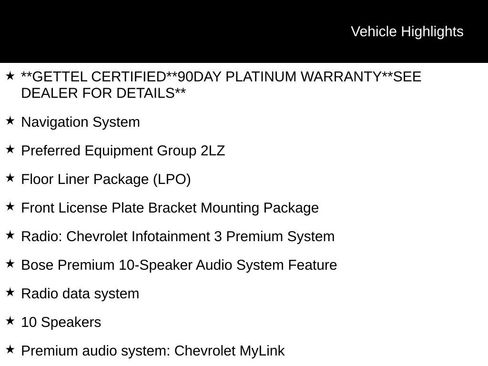 Used 2021 Chevrolet Traverse High Country w/ LPO, Floor Liner Package image 9