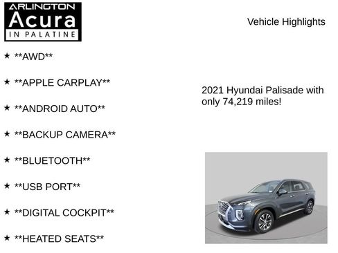 Used 2021 Hyundai Palisade SEL AWD/4WD image 7
