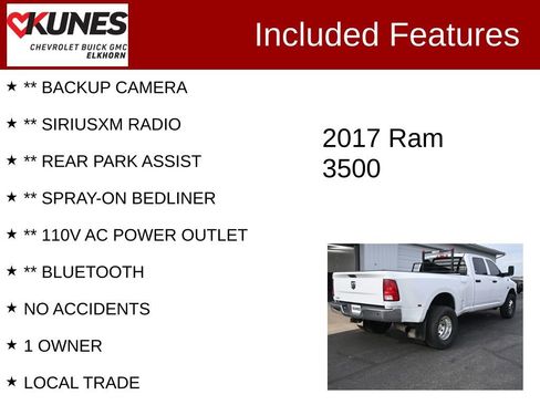 Used 2017 RAM 3500 Tradesman w/ Chrome Appearance Group image 2