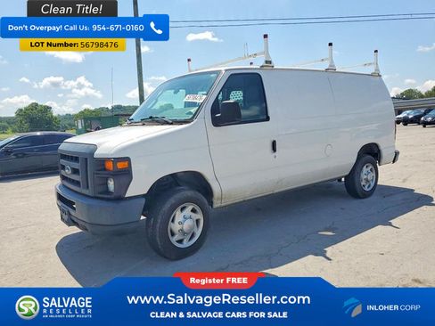 Used 2013 Ford E-250 and Econoline 250 w/ Commercial Cargo Van Pkg RWD image 1