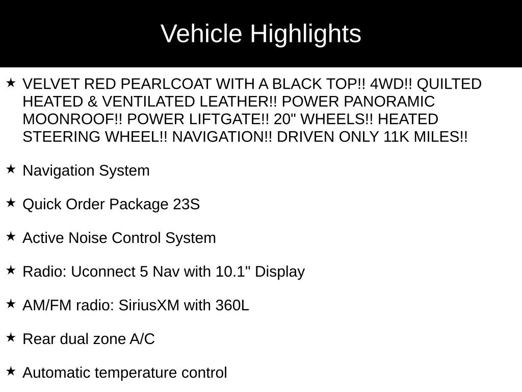 Used 2025 Jeep Grand Cherokee Summit AWD/4WD image 36