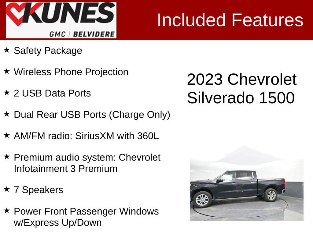 Used 2023 Chevrolet Silverado 1500 LTZ AWD/4WD image 2