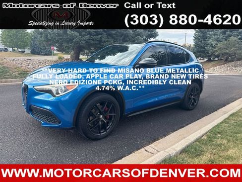 Used 2019 Alfa Romeo Stelvio Ti Sport w/ Quick Order Package 22S Sport AWD/4WD image 1
